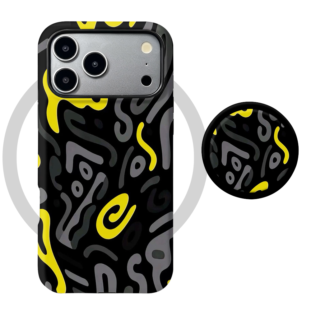 Huawei Nova 12 - Coque magnétique à motif graffiti abstrait