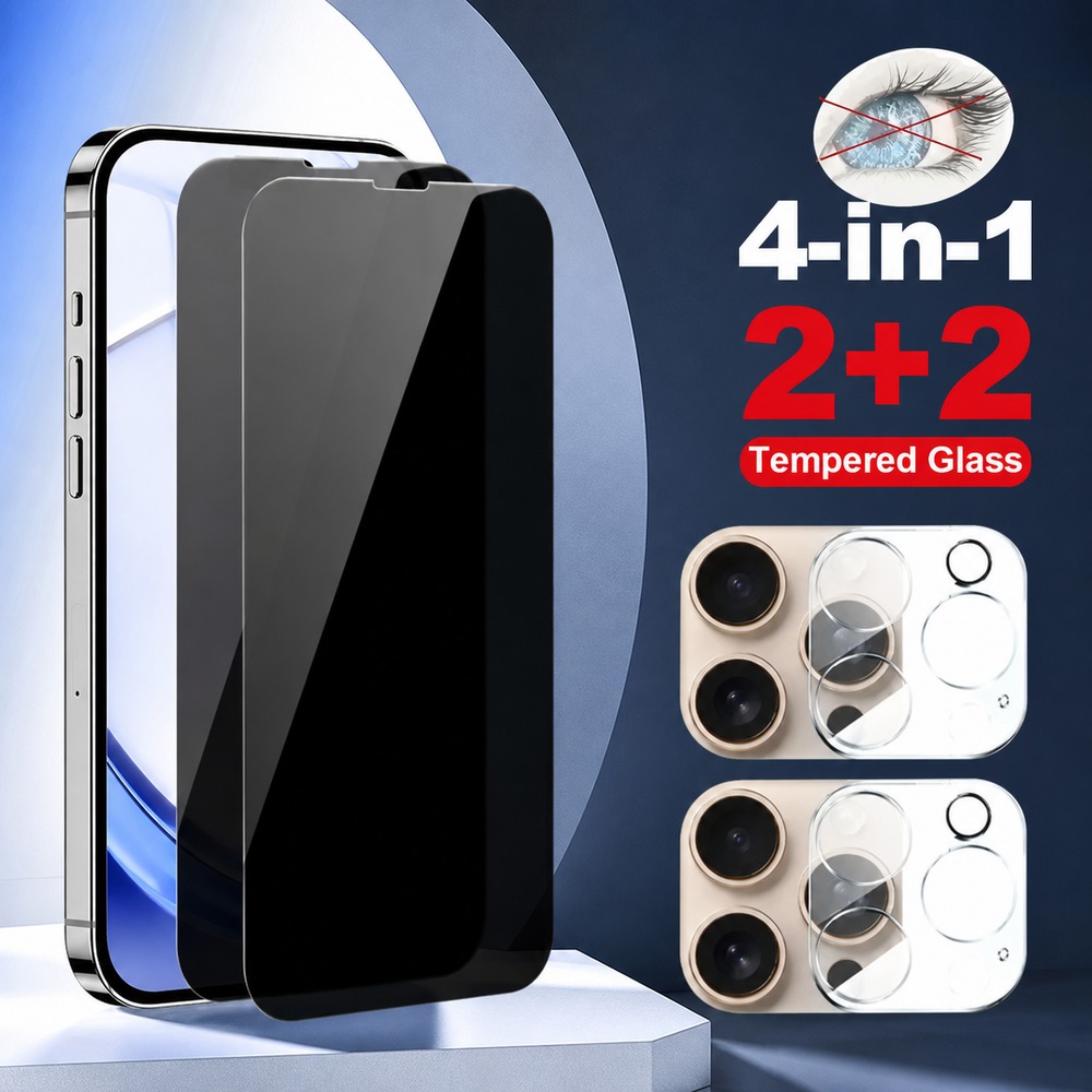Realme Gt 6 - 2+2PCS Verre Trempé de Protection d'Écran
