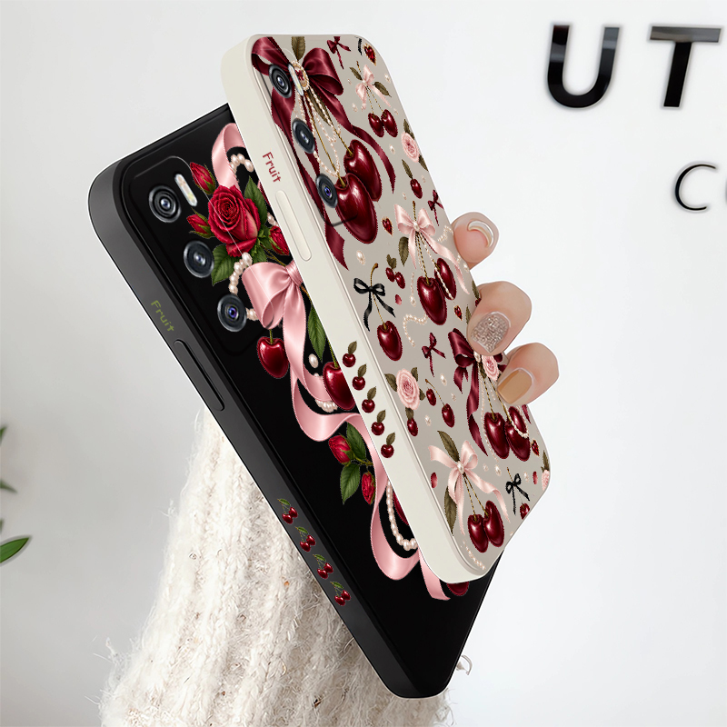 Coque rose avec nœud papillon  - Vivo V40 avis et prix