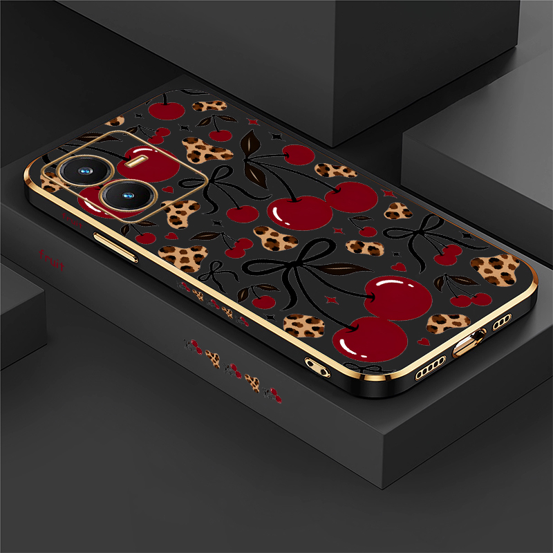 Coque imprimée motif cerise po - Vivo V40 avis et prix