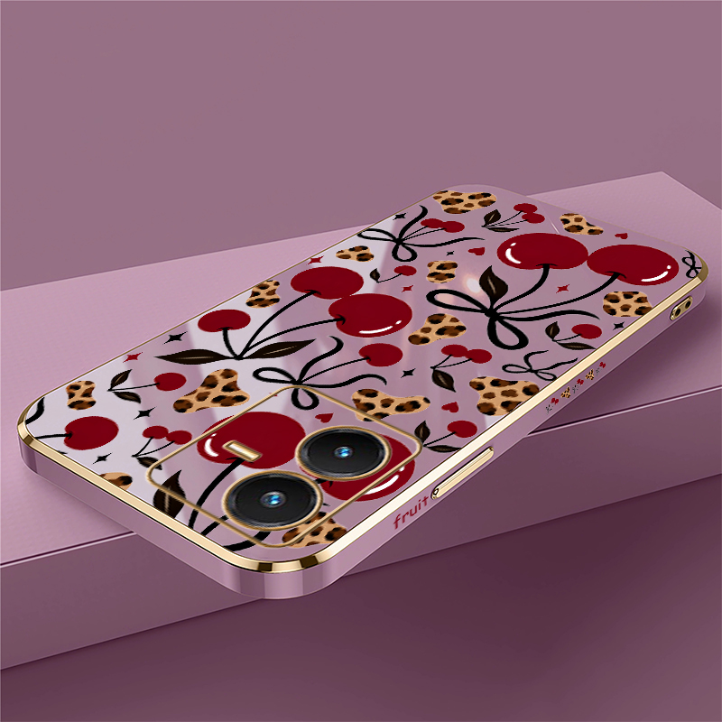 Coque imprimée motif cerise po - Vivo V40 avis et prix